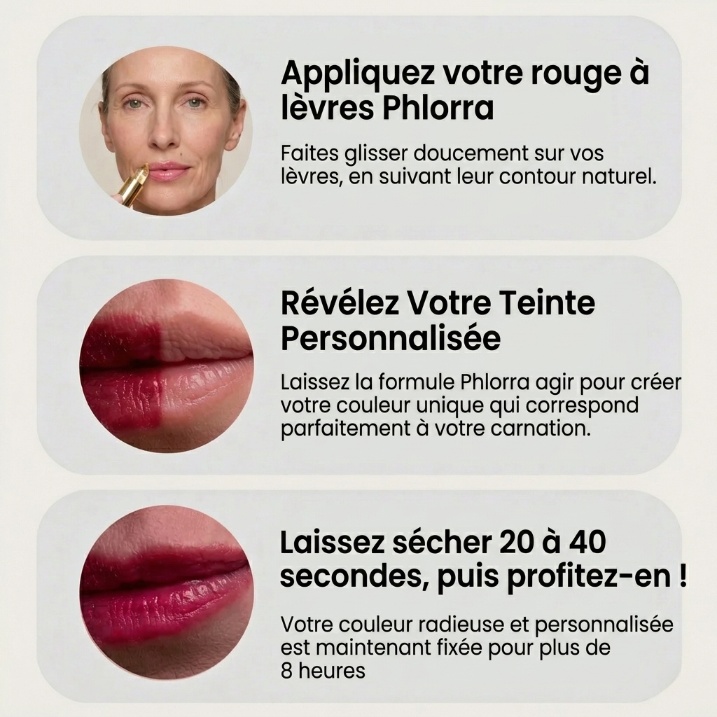 Phlorra - Rouge à Lèvres pH Adaptatif